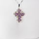 Small Cross - Trevina-Silver Chain - 1